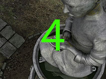 After finding the secret message you'll be able to get a close-up of the Angel's Hand. On her hand you'll find a ring.